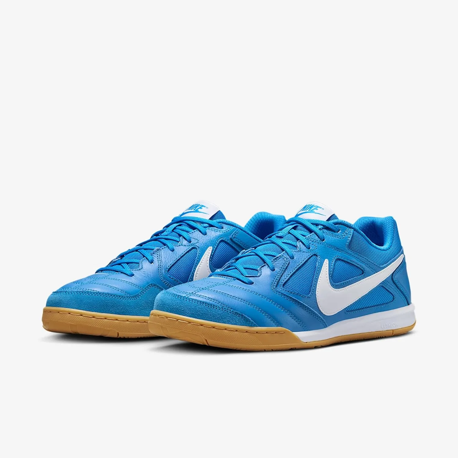 Nike Gato Men's Shoes (HQ6019-400, Photo Blue/Gum Yellow/White)