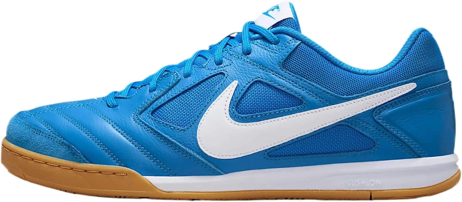 Nike Gato Men's Shoes (HQ6019-400, Photo Blue/Gum Yellow/White)