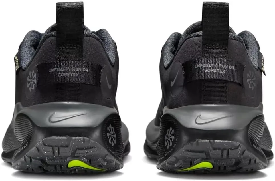 Nike InfinityRN 4 Gore-TEX Women's Waterproof Road Running Shoes (FB2197-002, Black/Volt/Anthracite)