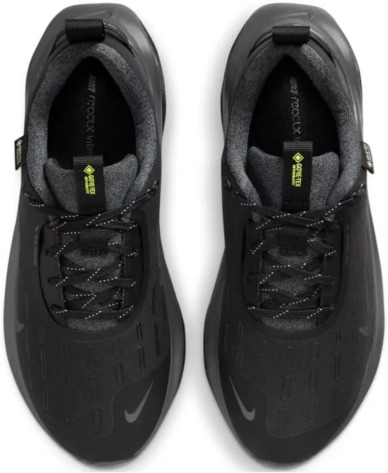 Nike InfinityRN 4 Gore-TEX Women's Waterproof Road Running Shoes (FB2197-002, Black/Volt/Anthracite)
