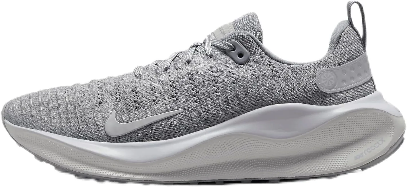 Nike InfinityRN 4 Women's Road Running Shoes (DR2670-012, Light Smoke Grey/Barely Grape/Violet Mist) Size 10