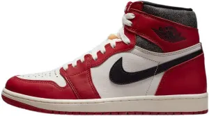 Nike Jordan Mens Air Jordan 1 Retro High OG DZ5485 612 Chicago Lost and Found - Size 13, Varsity Red/Black-sail-muslin