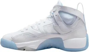 Nike Jordan Women's Jumpman Two Trey Basketball Shoe, White/Ice Blue, 10 M US
