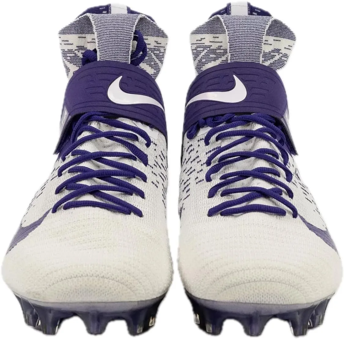 Nike Men's Alpha Menace Elite 2 Football Cleat 'White Purple' (BV2077-100) - Size 15