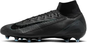 Nike Mercurial Superfly 10 Elite AG-Pro High-Top Soccer Cleats (FQ8339-002, Black/Deep Jungle/Black)
