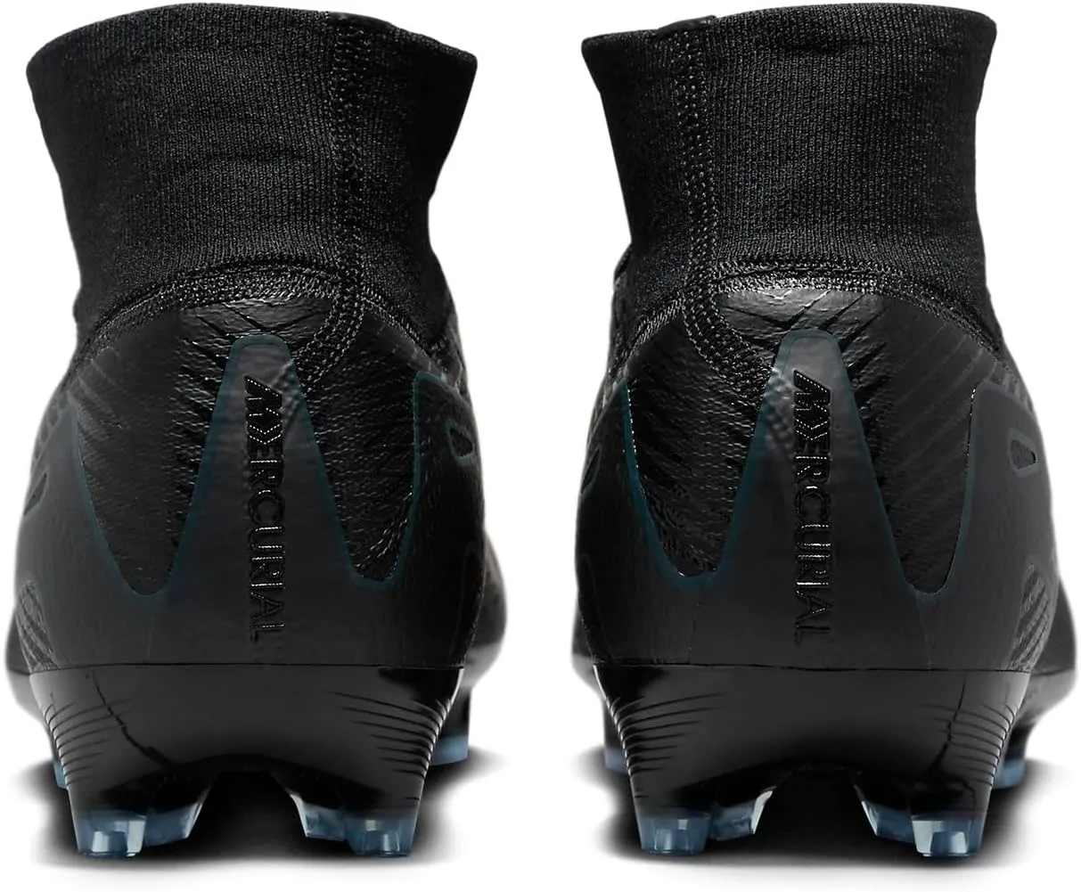 Nike Mercurial Superfly 10 Elite AG-Pro High-Top Soccer Cleats (FQ8339-002, Black/Deep Jungle/Black)