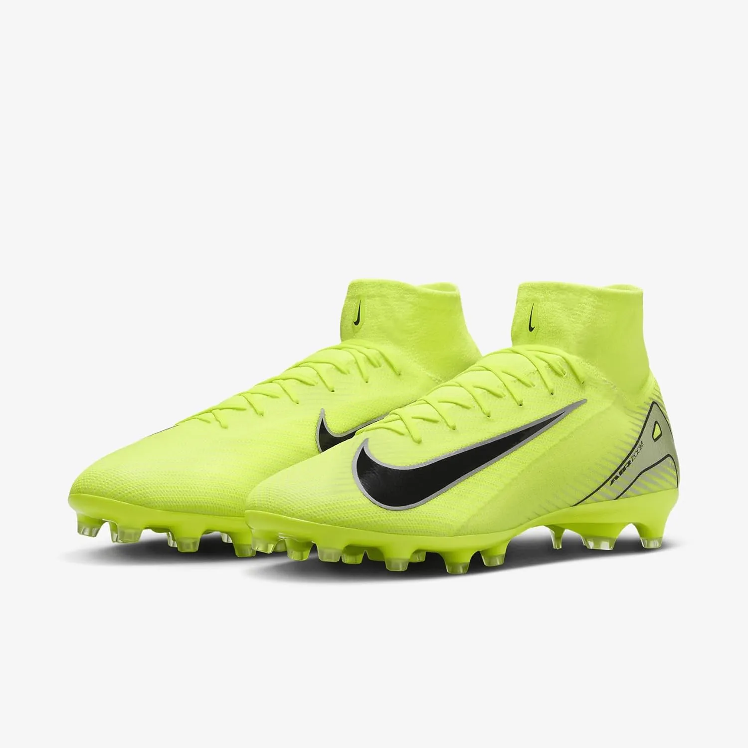 Nike Mercurial Superfly 10 Pro AG-Pro High-Top Soccer Cleats (HQ3161-700, Volt/Black)