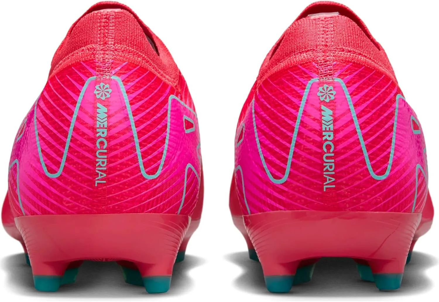Nike Mercurial Vapor 16 Pro AG-Pro Low-Top Soccer Cleats (FQ8684-800, Ember Glow/Aurora Green)