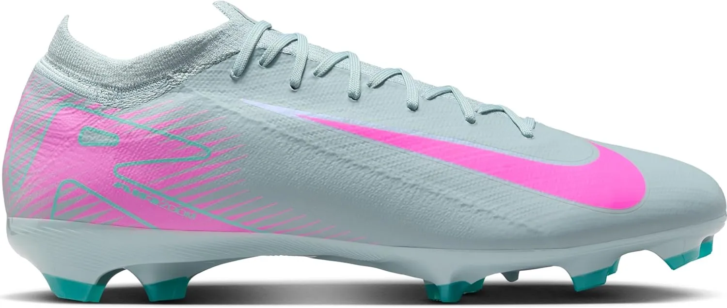Nike Mercurial Vapor 16 Pro FG Low-Top Soccer Cleats (FQ8685-301, Ocean Cube/Pink Blast)