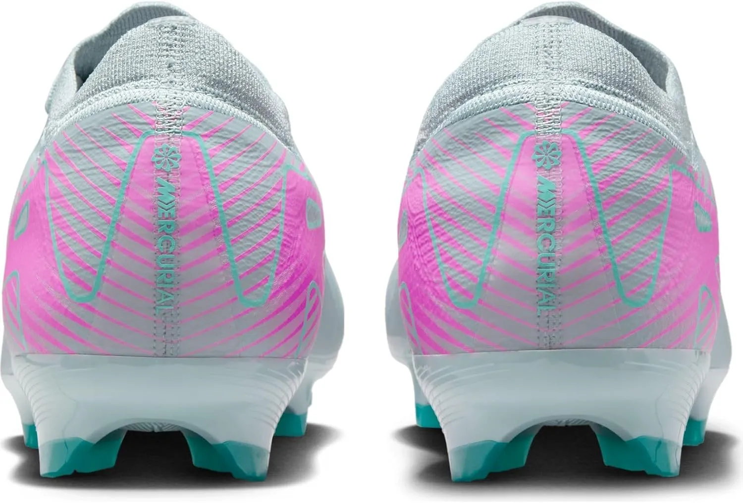 Nike Mercurial Vapor 16 Pro FG Low-Top Soccer Cleats (FQ8685-301, Ocean Cube/Pink Blast)