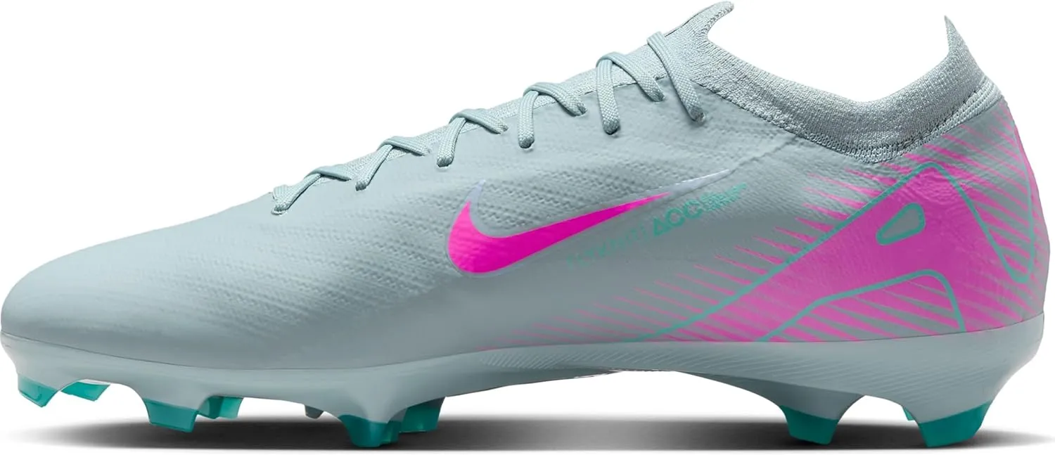 Nike Mercurial Vapor 16 Pro FG Low-Top Soccer Cleats (FQ8685-301, Ocean Cube/Pink Blast)