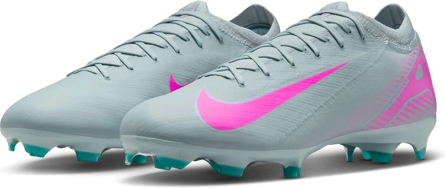 Nike Mercurial Vapor 16 Pro FG Low-Top Soccer Cleats (FQ8685-301, Ocean Cube/Pink Blast)