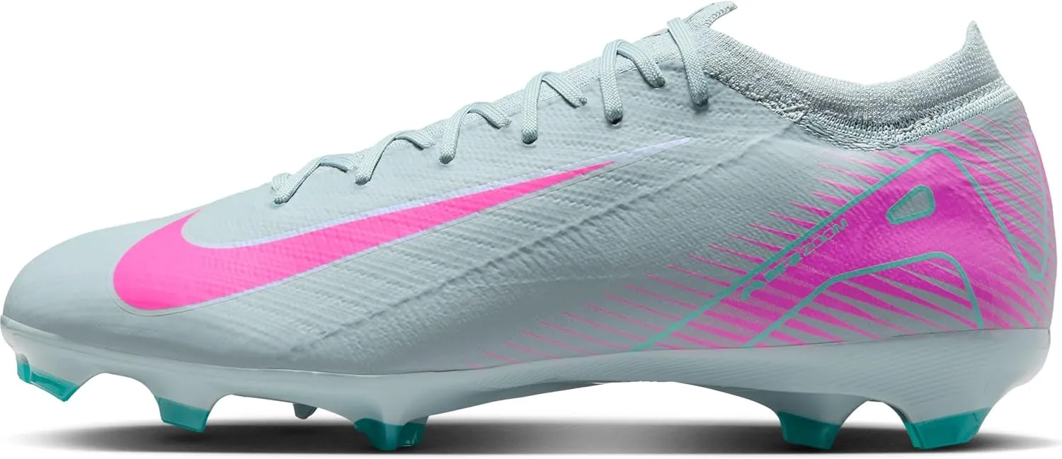 Nike Mercurial Vapor 16 Pro FG Low-Top Soccer Cleats (FQ8685-301, Ocean Cube/Pink Blast)