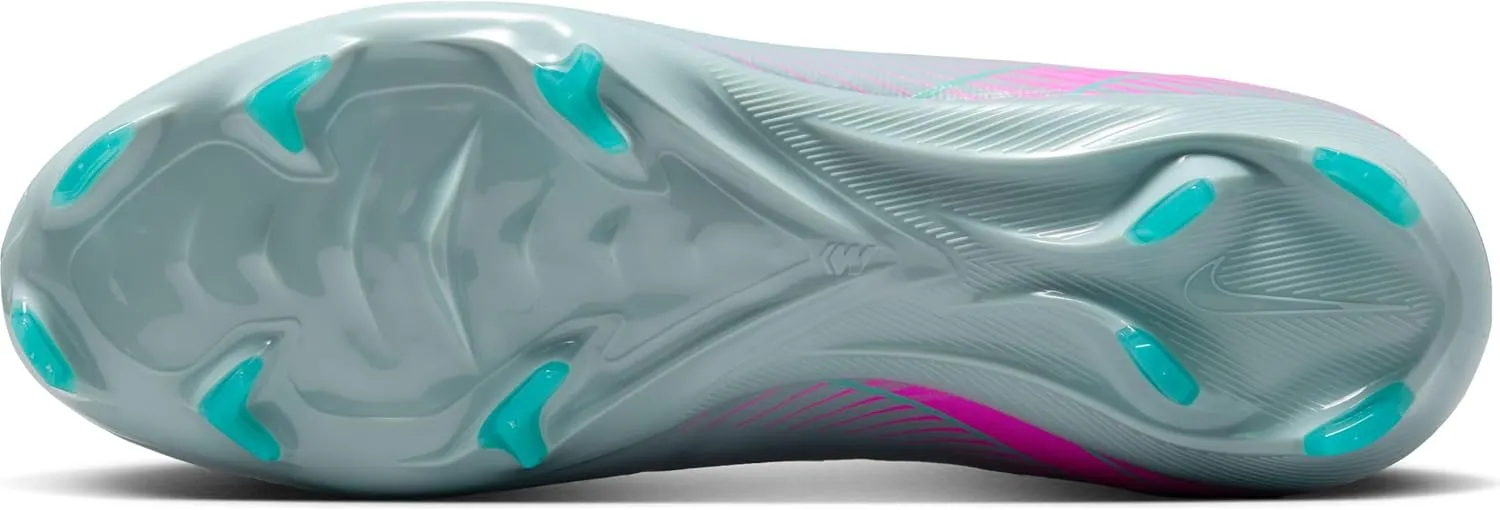 Nike Mercurial Vapor 16 Pro FG Low-Top Soccer Cleats (FQ8685-301, Ocean Cube/Pink Blast)