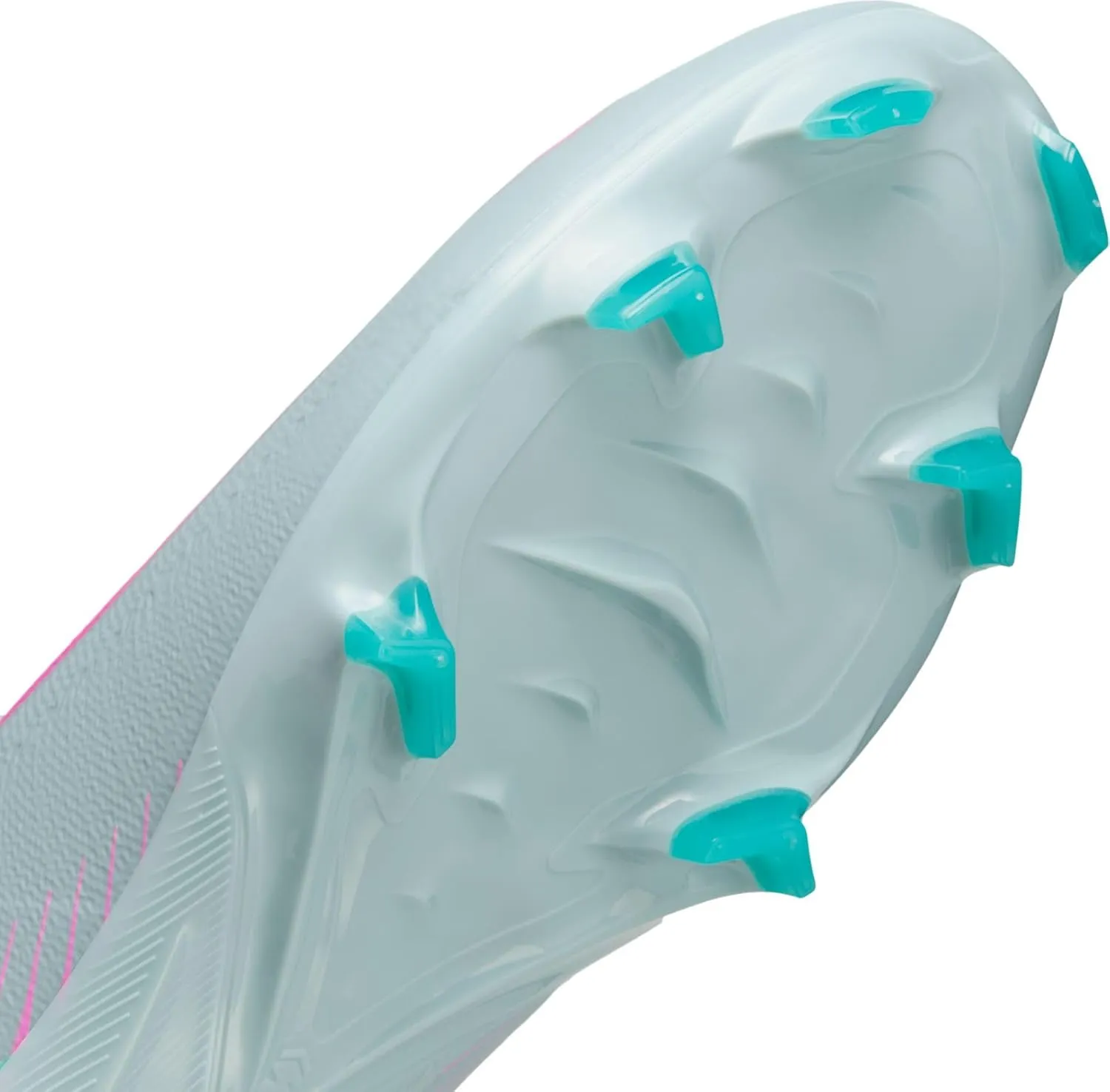 Nike Mercurial Vapor 16 Pro FG Low-Top Soccer Cleats (FQ8685-301, Ocean Cube/Pink Blast)