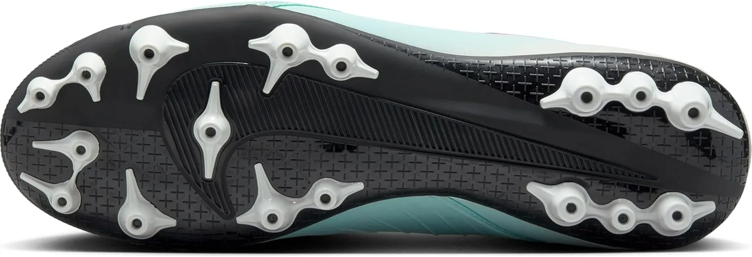 Nike Phantom GX 2 Academy AG Low-Top Soccer Cleats (FJ2552-300, Mint/Off Noir/Atomic Red)