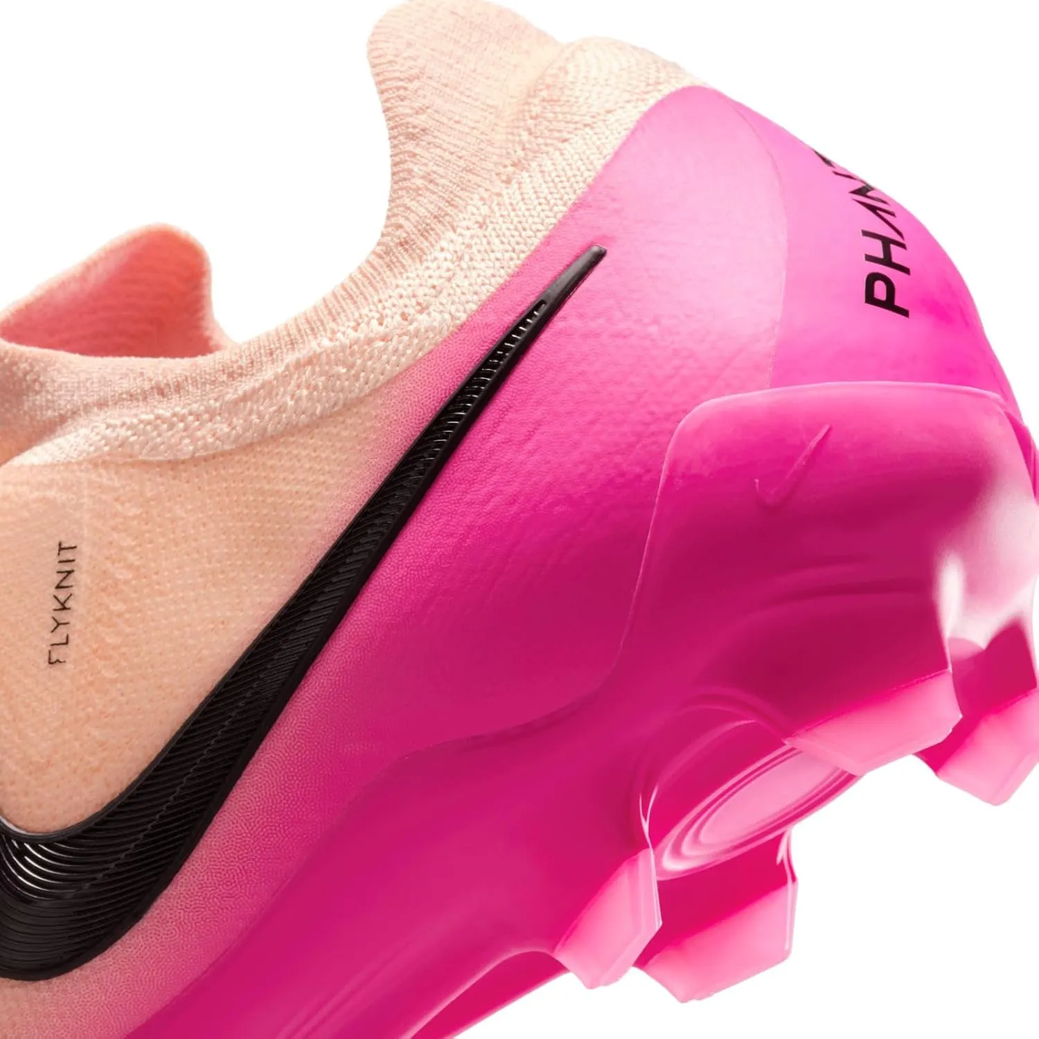 Nike Phantom GX 2 Pro FG Low-Top Soccer Cleats (FJ2563-800, Crimson Tint/Pink Blast/Black)