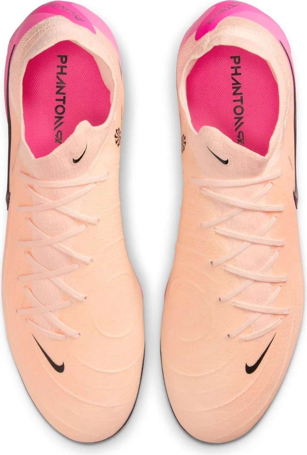 Nike Phantom GX 2 Pro FG Low-Top Soccer Cleats (FJ2563-800, Crimson Tint/Pink Blast/Black)