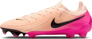 Nike Phantom GX 2 Pro FG Low-Top Soccer Cleats (FJ2563-800, Crimson Tint/Pink Blast/Black)