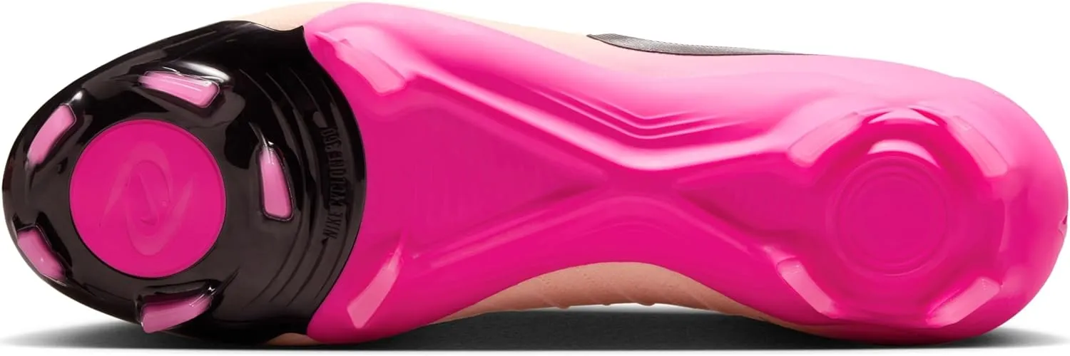 Nike Phantom GX 2 Pro FG Low-Top Soccer Cleats (FJ2563-800, Crimson Tint/Pink Blast/Black)