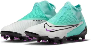 Nike Phantom GX Pro Firm-Ground High-Top Soccer Cleats (DD9465-300, Hyper Turquoise/Fuchsia Dream/White/Black) Size 7