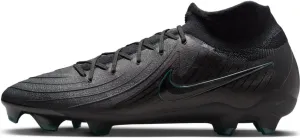 Nike Phantom Luna 2 Pro FG High-Top Soccer Cleats (FJ2575-002, Black/Deep Jungle/Black) Size 7.5