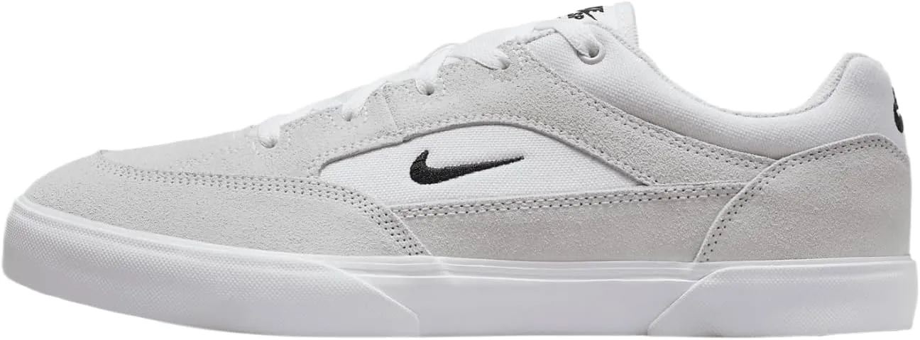 Nike SB Malor Men's Shoes (FV6064-101, White/Summit White/Gum Light) Size 7.5