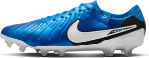 Nike Tiempo Legend 10 Elite Firm-Ground Low-Top Soccer Cleats (DV4328-400, Soar/White) Size 10.5