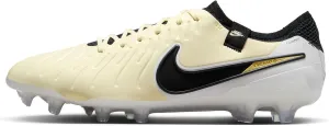 Nike Tiempo Legend 10 Elite Firm-Ground Low-Top Soccer Cleats (DV4328-700, Lemonade/Black-MTLC Gold Coin) Size 5