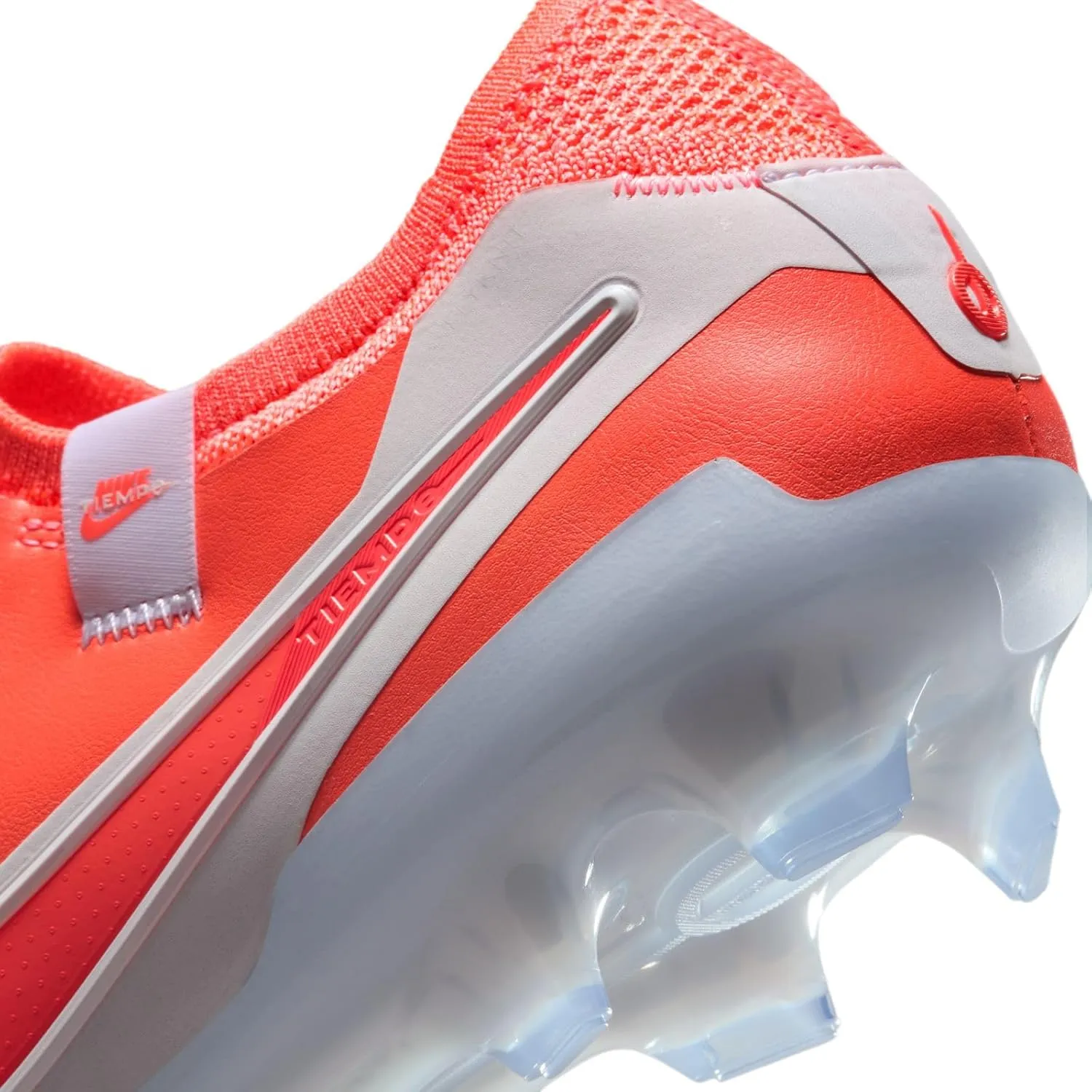 Nike Tiempo Legend 10 Elite Firm-Ground Low-Top Soccer Cleats (DV4328-800, Hot Lava/White)