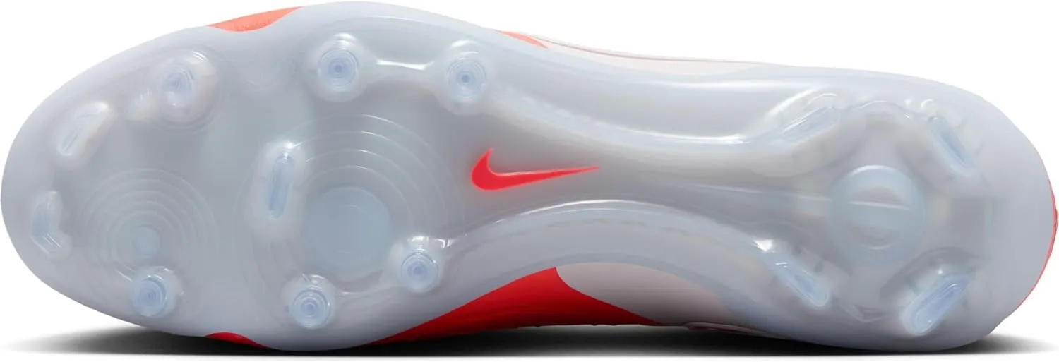 Nike Tiempo Legend 10 Elite Firm-Ground Low-Top Soccer Cleats (DV4328-800, Hot Lava/White)