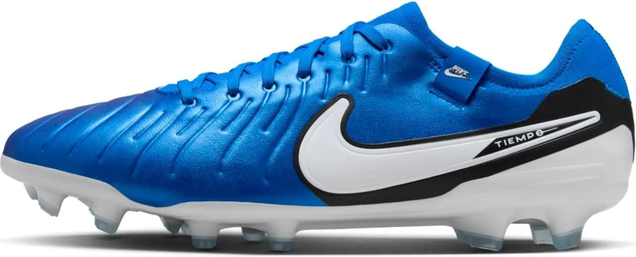 Nike Tiempo Legend 10 Pro Firm-Ground Low-Top Soccer Cleats (DV4333-400, Soar/White) Size 7