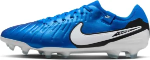 Nike Tiempo Legend 10 Pro Firm-Ground Low-Top Soccer Cleats (DV4333-400, Soar/White) Size 7