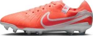 Nike Tiempo Legend 10 Pro Firm-Ground Low-Top Soccer Cleats (DV4333-800, Hot Lava/White)