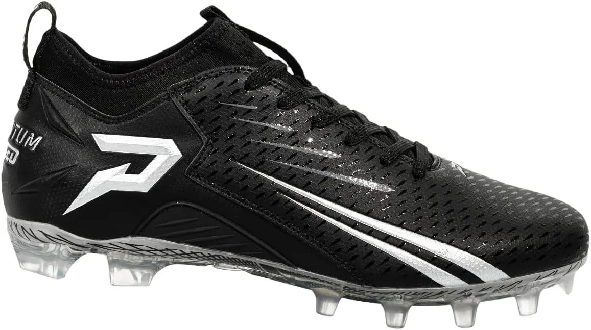 Phenom Elite Quantum Speed Football Cleats – Lightweight Speed Cleats for Men with Traction Plate – Performance Cleats for Football, Lacrosse & Rugby