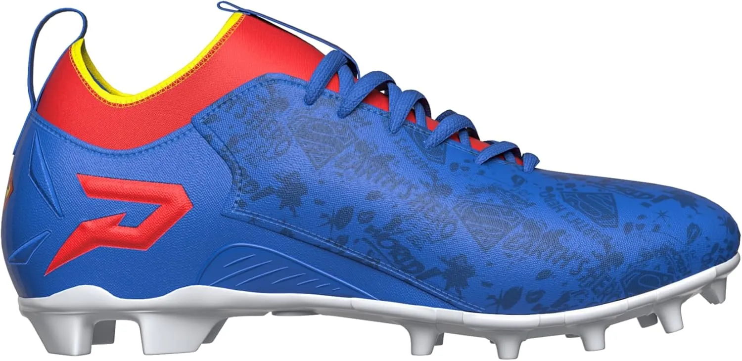 Phenom Elite Superman Football Cleats - Quantum Speed