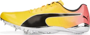 PUMA Mens Evospeed Electric 13 Track and Field Shoe, Sun Stream-Sunset Glow-PUMA Mens Black, 12
