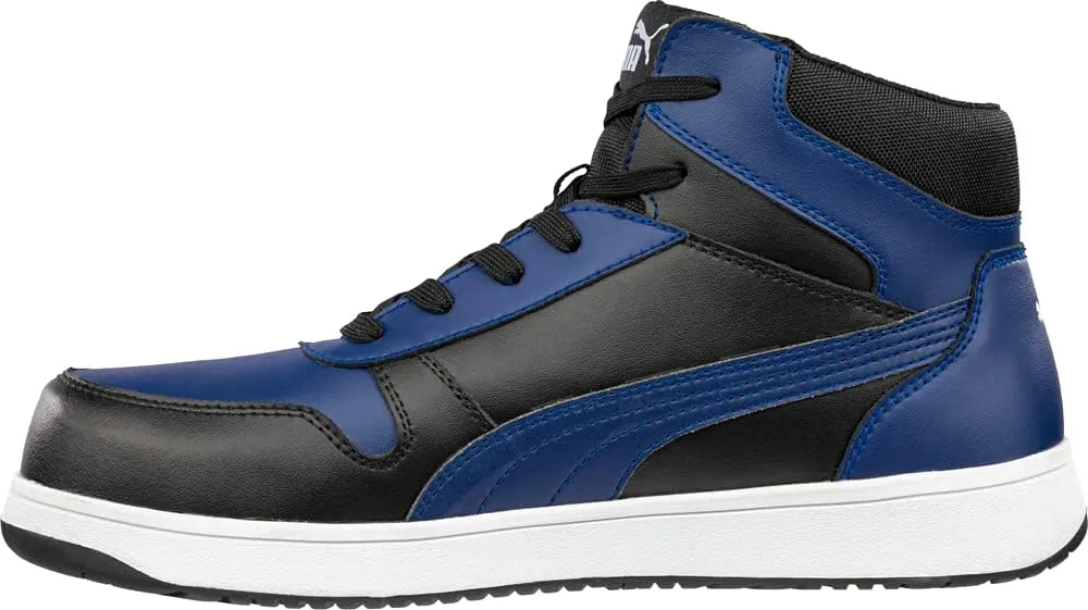 PUMA Men's Frontcourt Bue Black Mid Sd Industrial Shoe