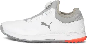 PUMA Men's Proadapt Alphacat Disc Golf Shoe, White-High Rise, 12.5
