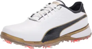 PUMA Men's Proadapt Delta Golf Shoe, White-Navy Blazer, 11.5