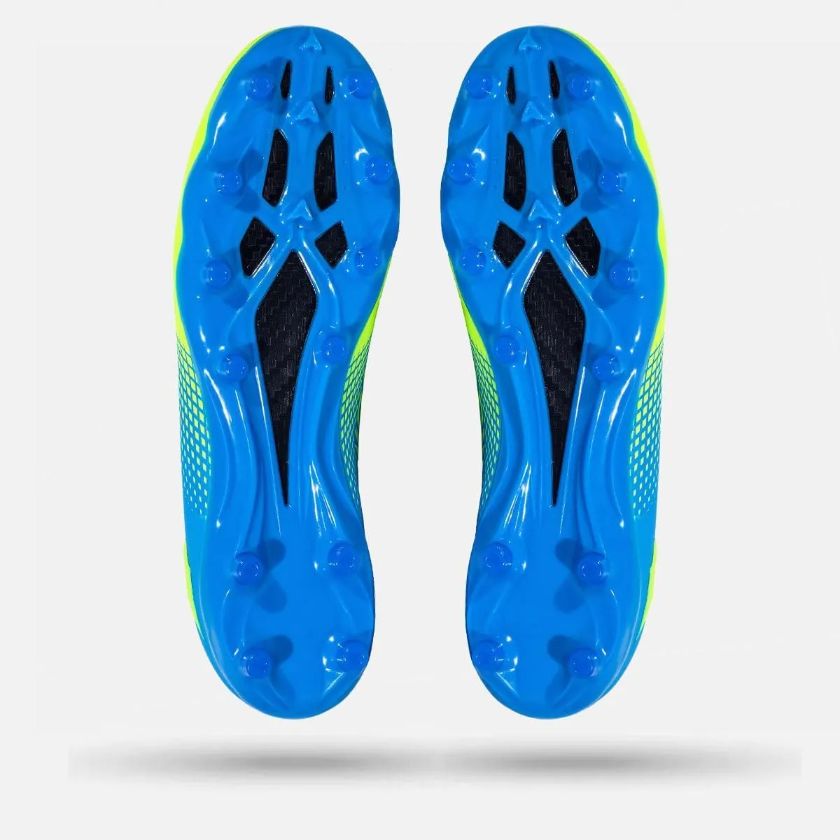 Quantum Energy: Soccer Cleats - Columbia Blue & Slime