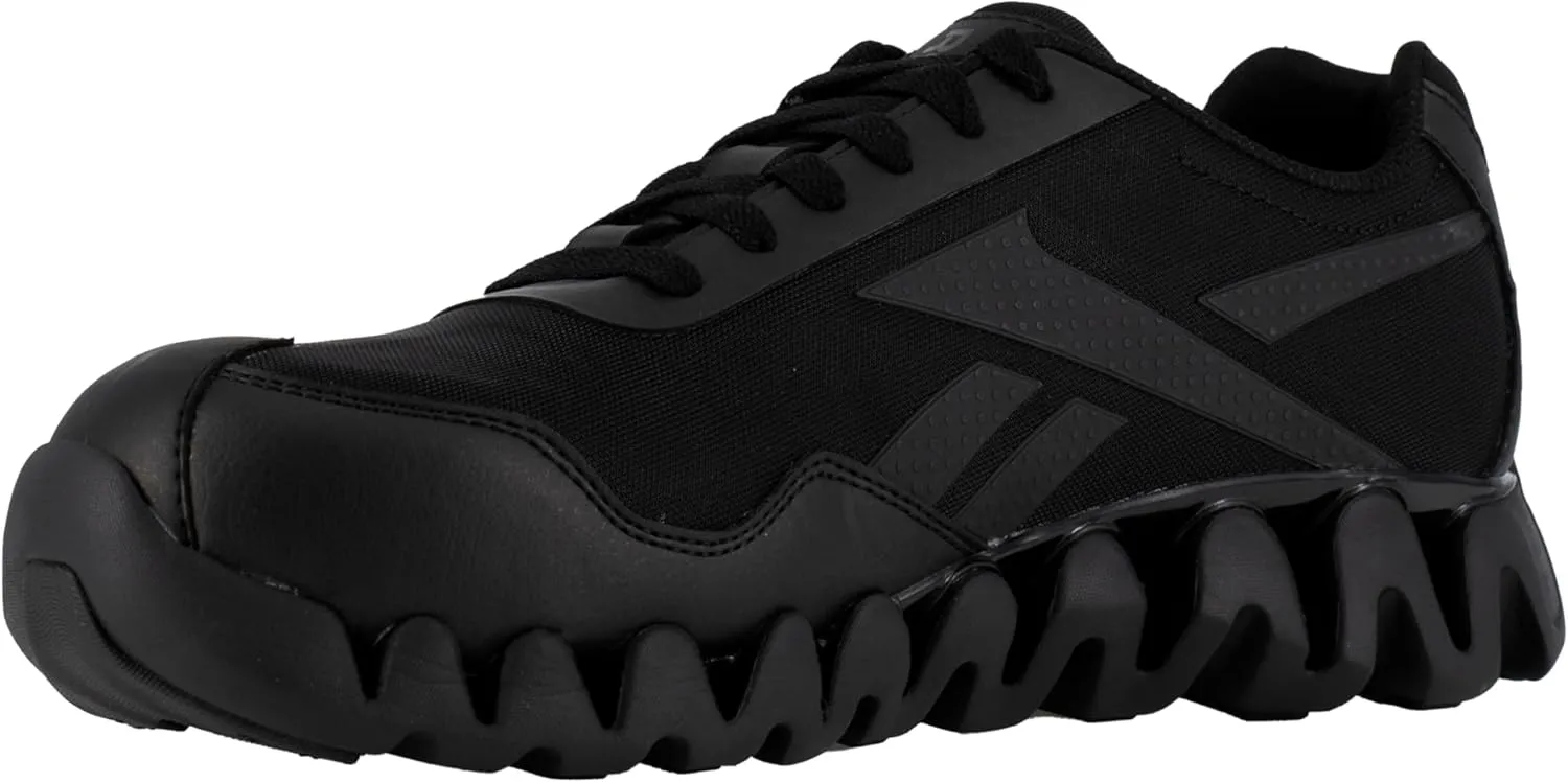 Reebok Men's Rb3019 Zig Pulse Work Safety Composite Toe Shoe Black
