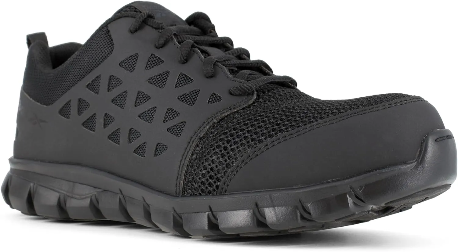 Reebok Work Men's RB409 Sublite Cushion Work Safety Athletic Composite Toe Shoe Black, 2.5