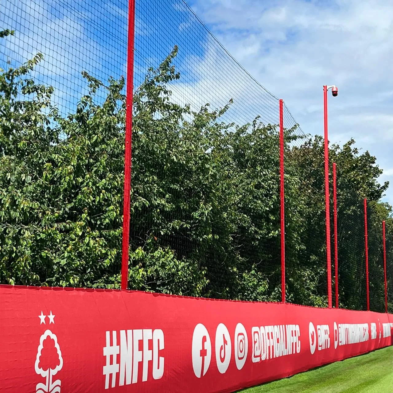 Removable Alu80 Ball Stop System Posts [3 Sizes] | Aluminum Post for Ball Stop Netting | Single Post Only | Fence Post for Multi-Sport Ball Stop System