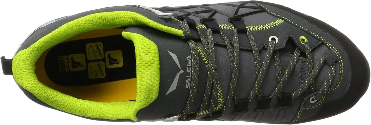 Salewa Unisex Wildfire Pro Approach Shoe | Hiking, Climbing, Training | Vibram Sole, Climbing Lacing, Suede Upper | Excellent Climbing Performance
