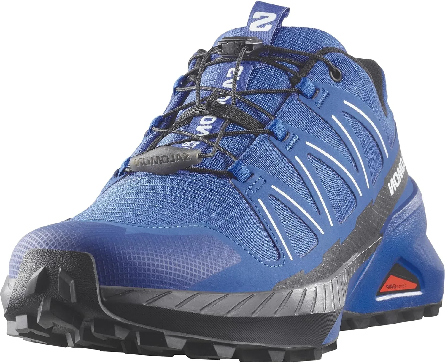 Salomon Men’s Speedcross Peak Trail Running Shoes - Lapis Blue/Black/White - 14
