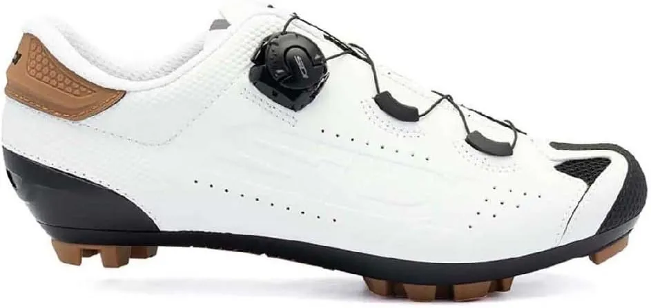 Sidi Dust Gravel Shoes - Men's, White/Black, 42