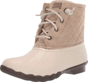 Sperry Women's Saltwater Metallic Ivory Fashion Boot