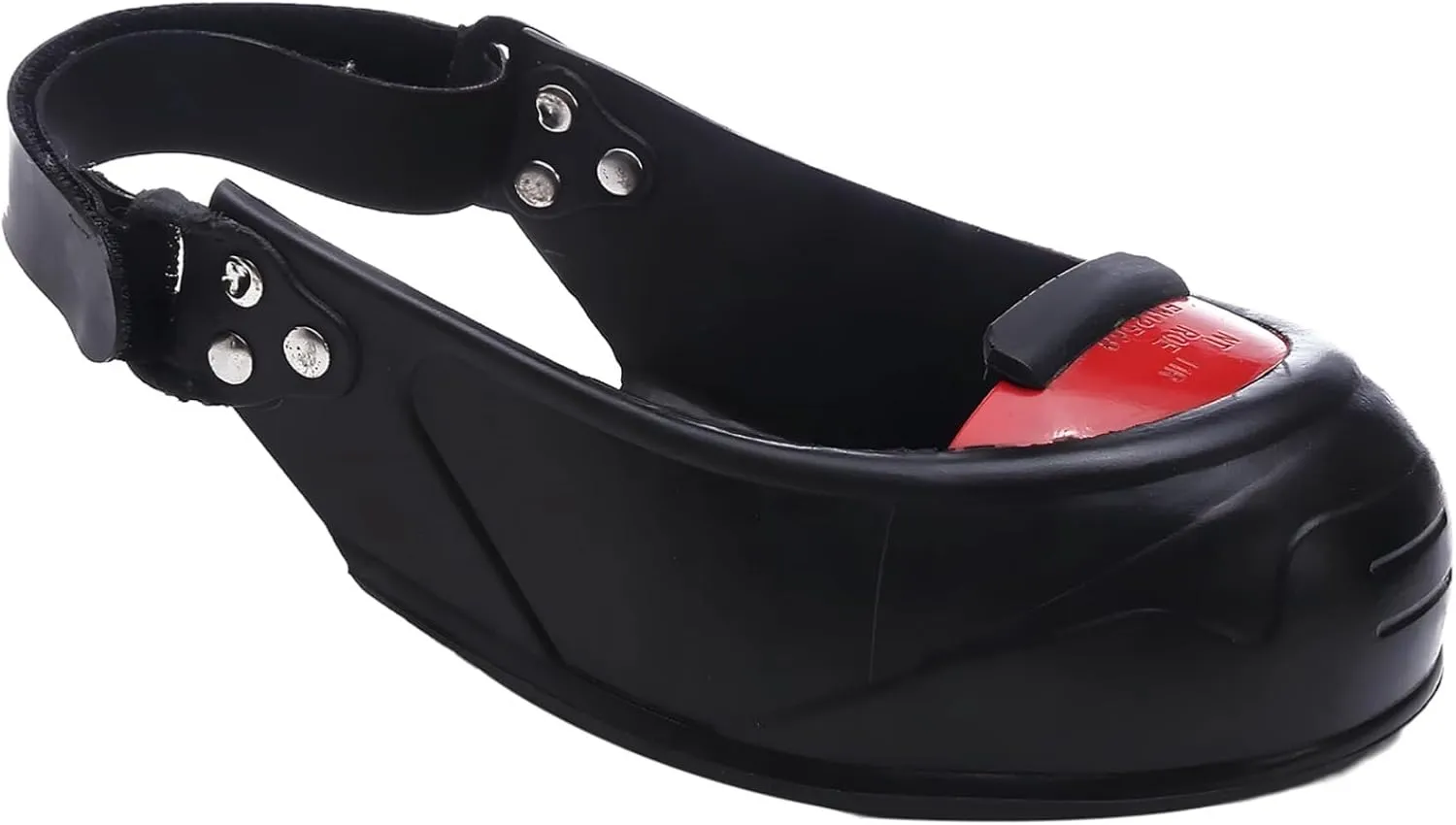 Steel Toe Overshoes with Anti-Slip Sole, Aluminum Safety Toe Caps for Visitor Protection, Heavy Duty Rubber Work Shoe Covers, Impact Resistant Safety Footwear