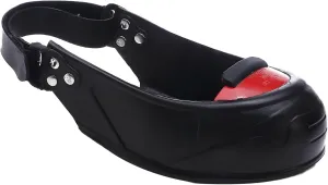 Steel Toe Overshoes with Anti-Slip Sole, Aluminum Safety Toe Caps for Visitor Protection, Heavy Duty Rubber Work Shoe Covers, Impact Resistant Safety Footwear